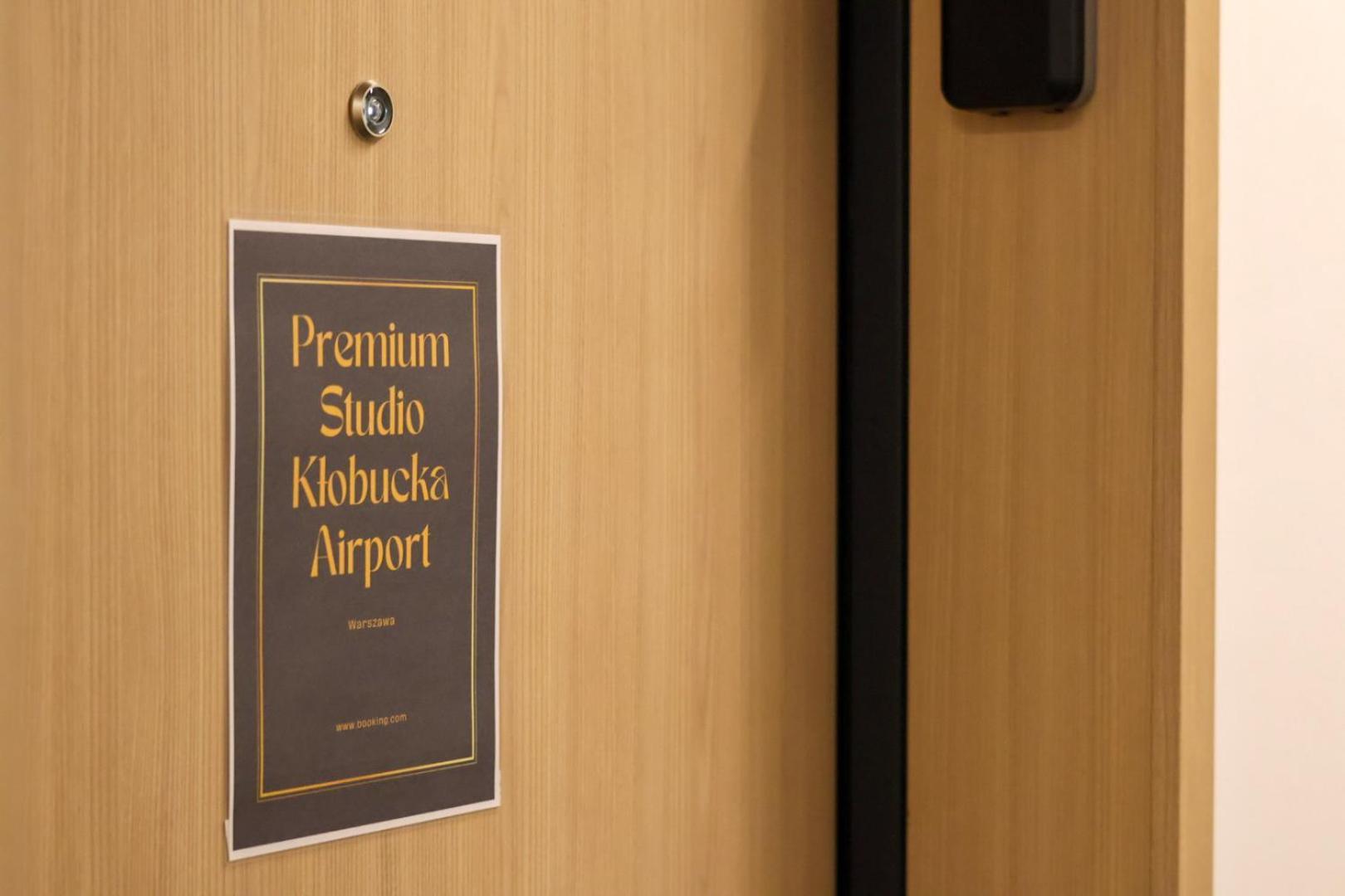 Premium Studio Klobucka Airport Warschau Exterior foto